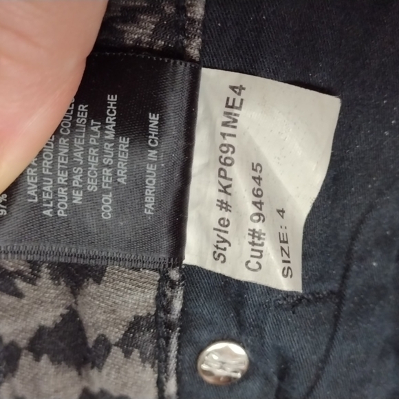 Kut from the kloth black gray jeans size 4 - Picture 6 of 7